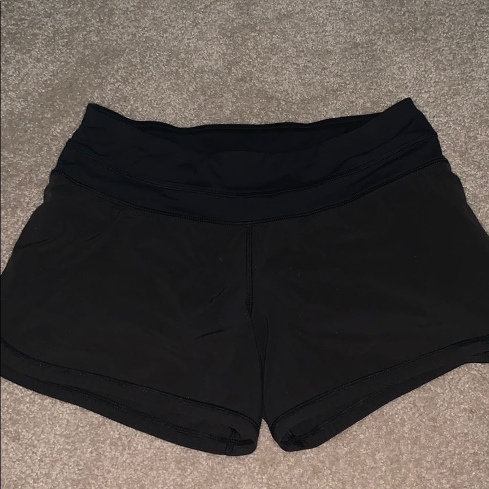 Black lulu lemon shorts